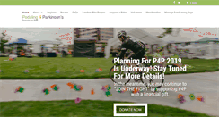 Desktop Screenshot of pedaling4parkinsons.org